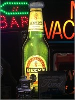 Becks beer light up sign
