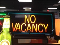 No vacancy sign
