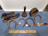 Horse Shoes, Antique Cast Iron Cobbler Shoe Forms,