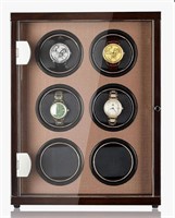 CHIYODA Watch Winder with Quiet Motors for 6 Wa...