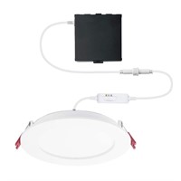 CE 6 in. LED Slim 3 CCT Canless - White