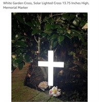 MSRP $35 Solar Garden Cross