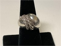 Sterling Silver Ring 7.5gr Sz 6.5