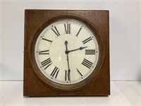 Seth Thomas Antique Battery Clock in Wood Case