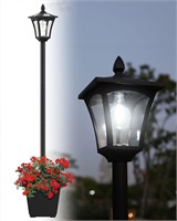 DOESLAG Solar Lamp Post Light, 64" Solar Lights