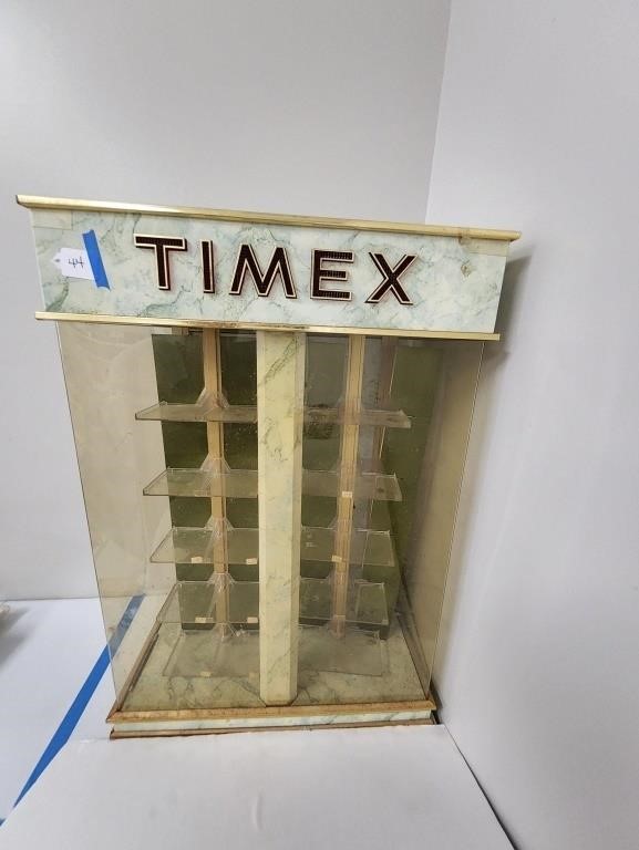 Vintage Timex Display Cabinet