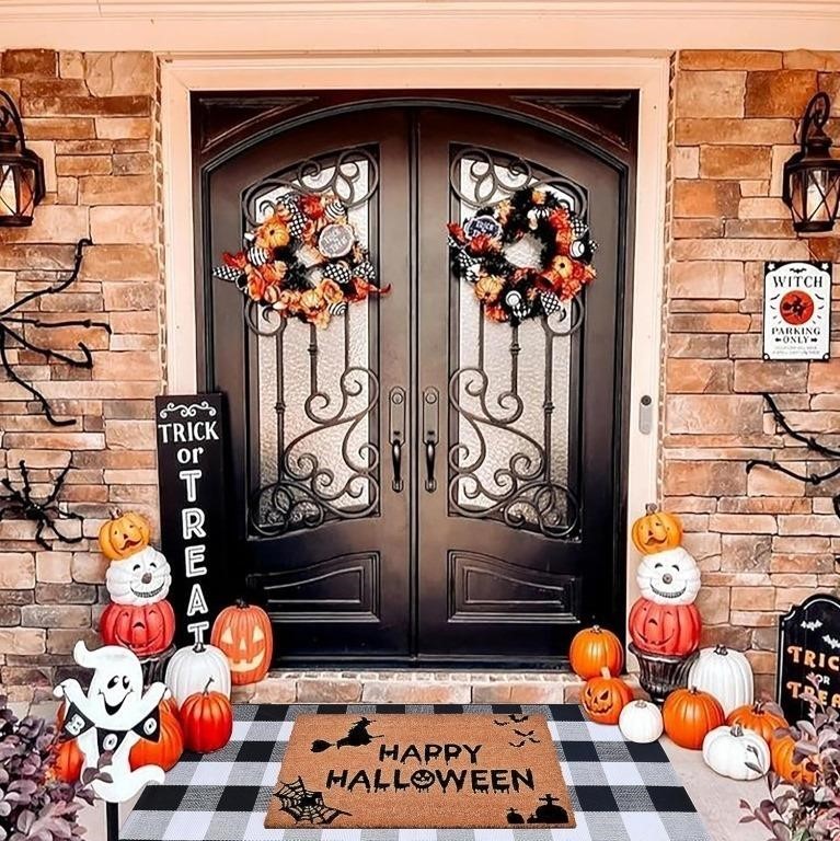 FB3065  Halloween Decor Doormat Combo Set