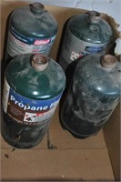 4 propane bottles