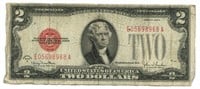 1928-G Series $2 U.S. Legal Tender Red Seal