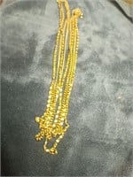 Long Gold Toned Necklace