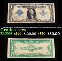 1923 $1 large size Blue Seal Silver Certificate Gr