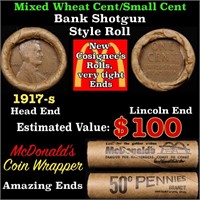 Lincoln Wheat Cent 1c Mixed Roll Orig Brandt McDon