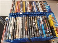 TRAY OF BLU RAY DVDS