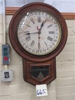 Waterbury 31-Day Key Wind Clock w/ Pendilum