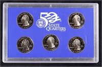2003 United States Mint Proof Quarters 5 pc set No
